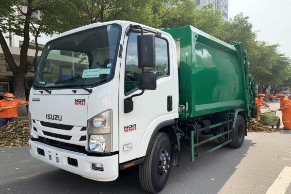 Xe chở rác 7m3 Isuzu