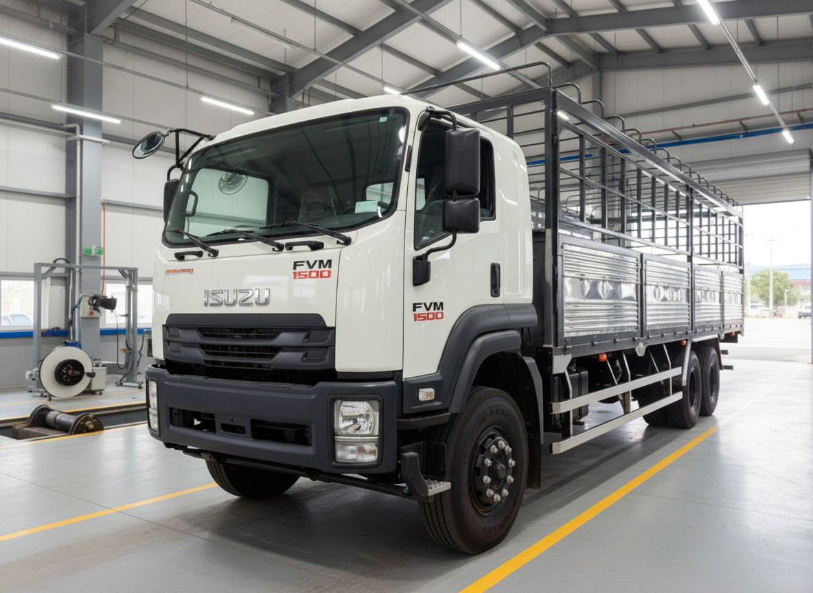 Xe tải 15 tấn Isuzu FVM thùng dài 9.4m Xe tải 15 tấn Isuzu FVM thùng dài 9.4m