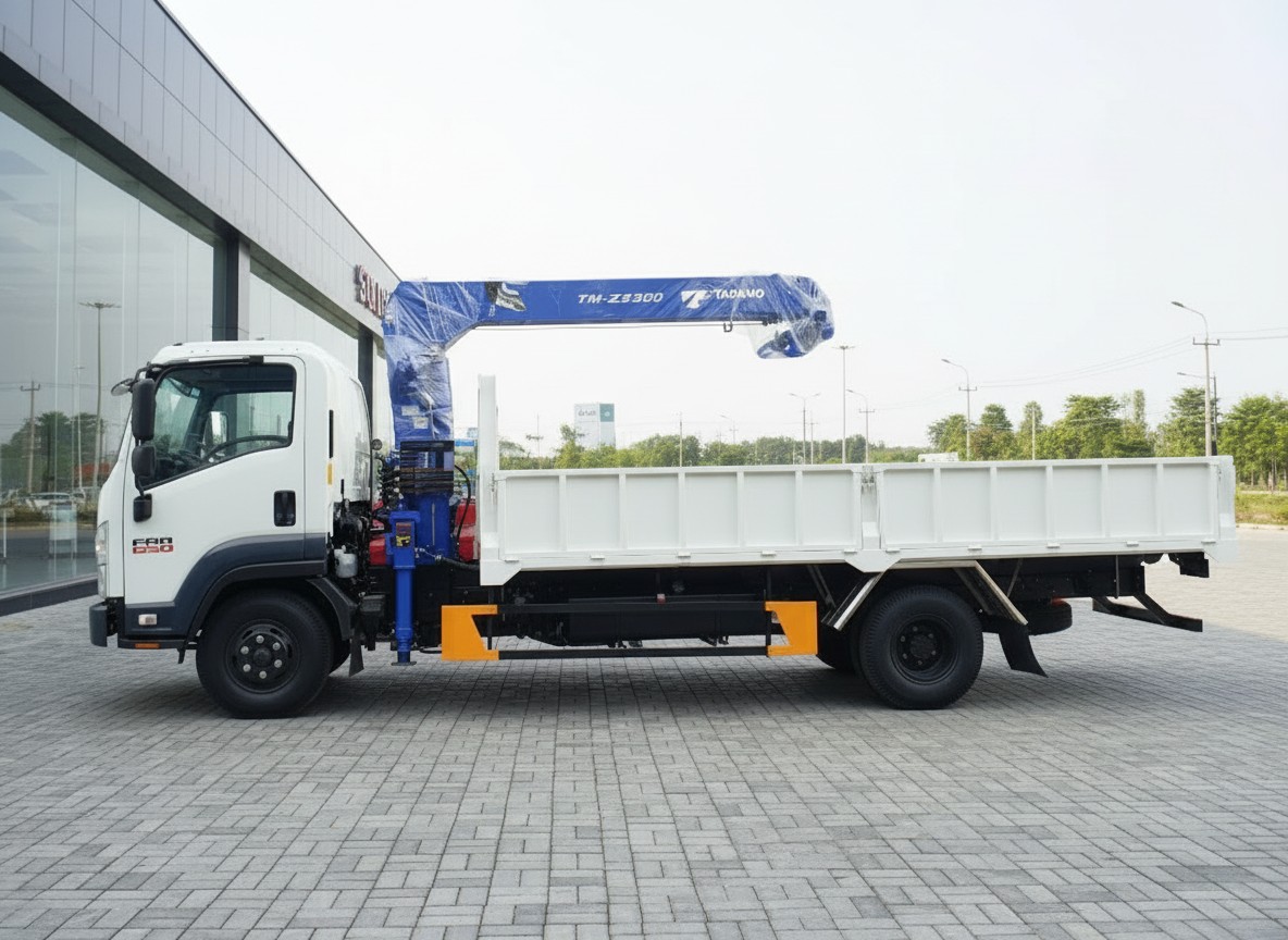 Xe tải cẩu 3 tấn tadano- Isuzu FRR650 FRR90NE5 Xe tải cẩu 3 tấn tadano- Isuzu FRR650 FRR90NE5