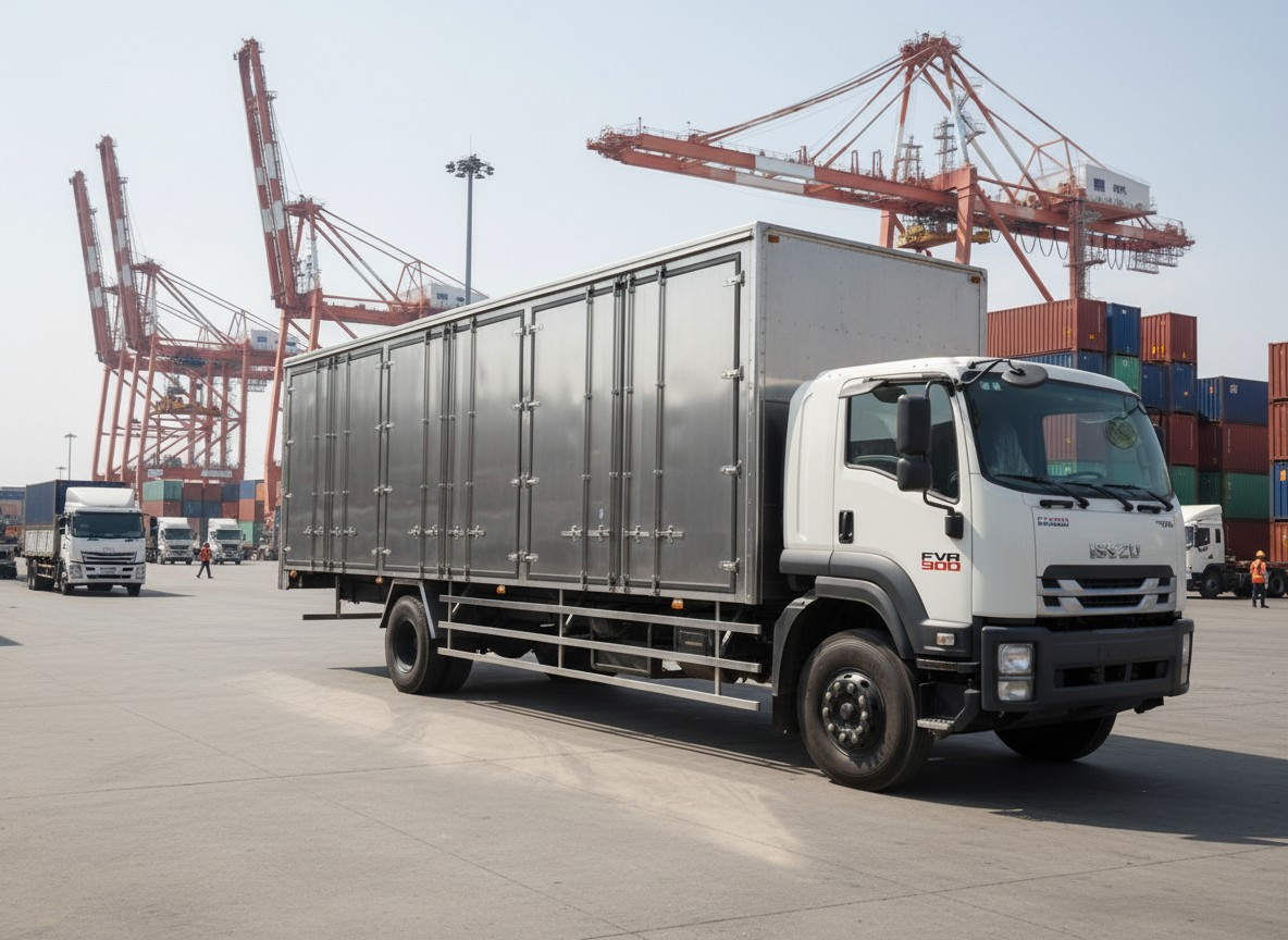 Đại lý Isuzu tải FRV 900 thùng kín Inox 8.2m tại Hà Nội Đại lý Isuzu tải FRV 900 thùng kín Inox 8.2m tại Hà Nội