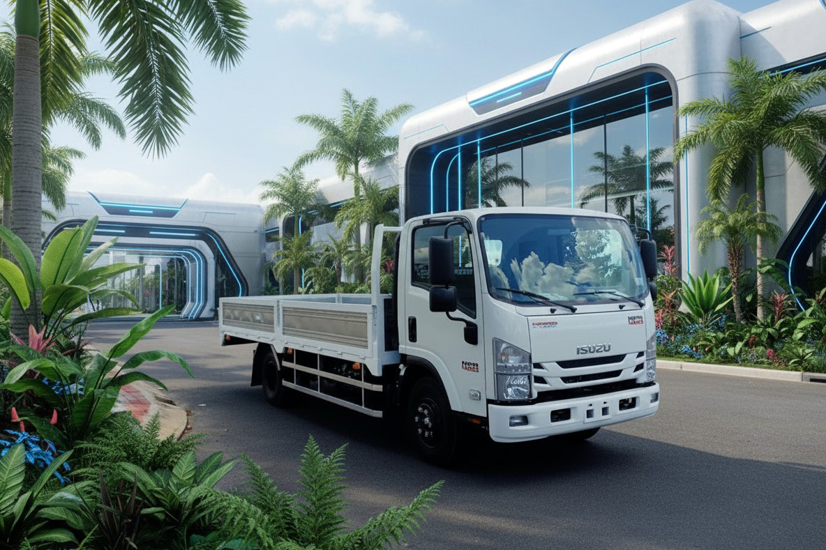 Isuzu NPR 350 model NPR85KE5A thùng dài 6.2m