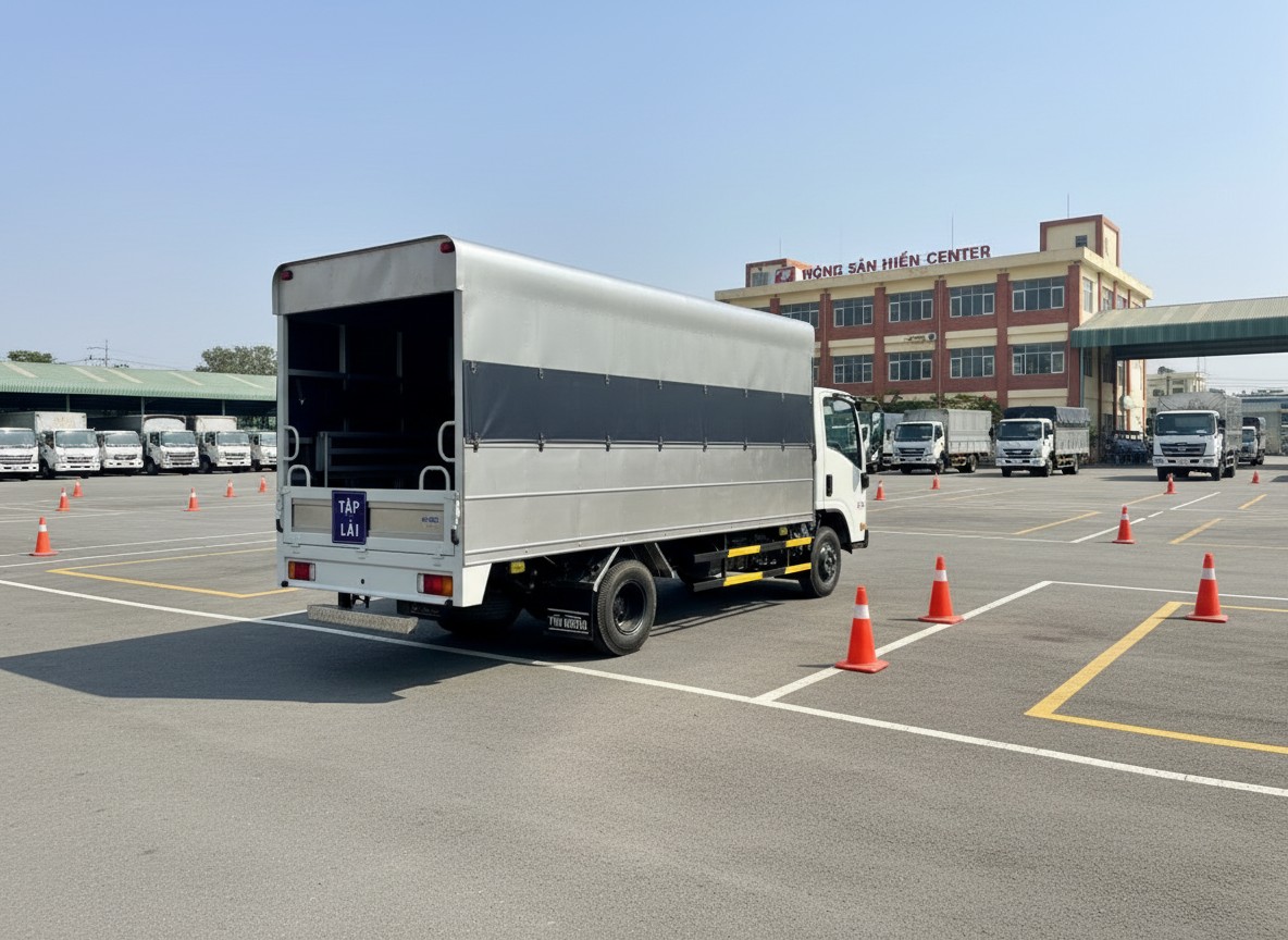 Xe đào tạo lái xe Isuzu QKR 210 loại bằng C1