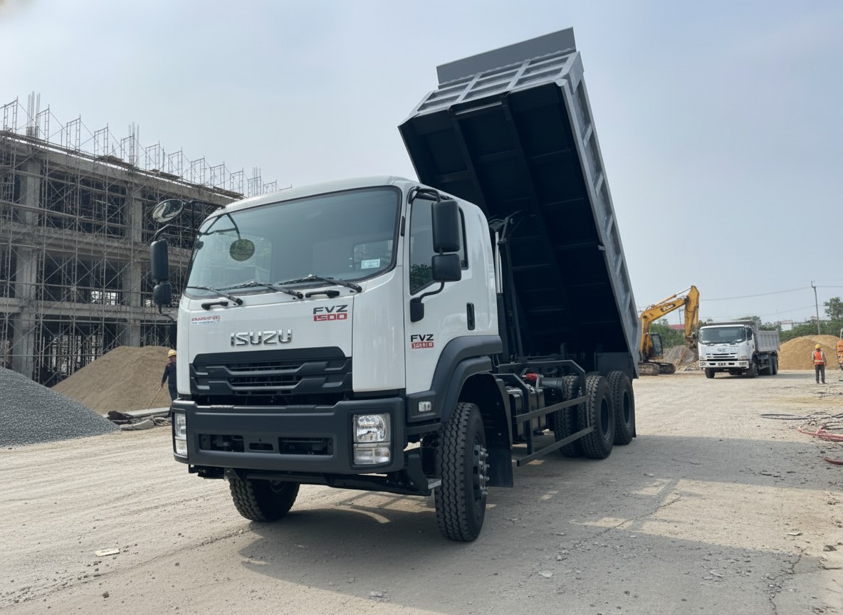 Xe tải ben tự đổ Isuzu FVZ model FVZ60QE5 Hà Nội Xe tải ben tự đổ Isuzu FVZ model FVZ60QE5 Hà Nội