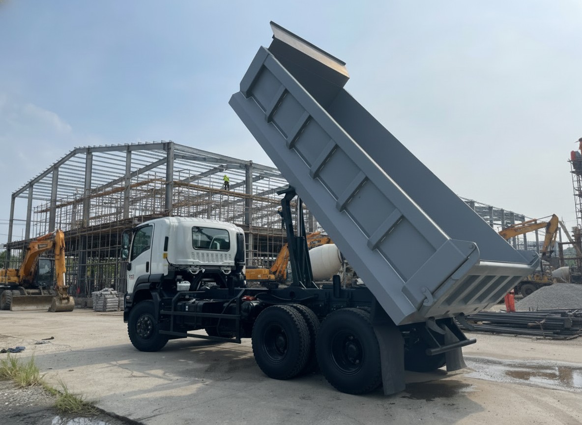 Xe tải ben tự đổ Isuzu FVZ model FVZ60QE5 hộp số ZF Xe tải ben tự đổ Isuzu FVZ model FVZ60QE5 hộp số ZF