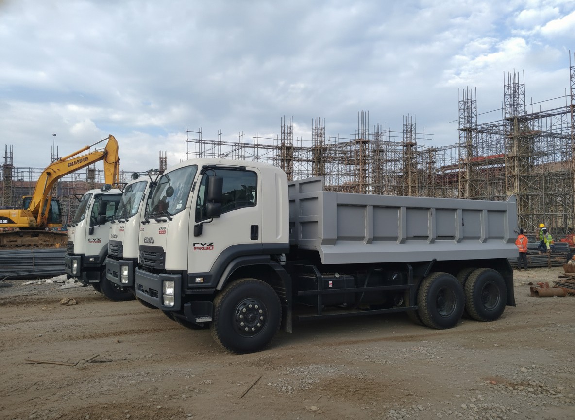 Xe tải ben tự đổ Isuzu FVZ model FVZ60QE5 Xe tải ben tự đổ Isuzu FVZ model FVZ60QE5