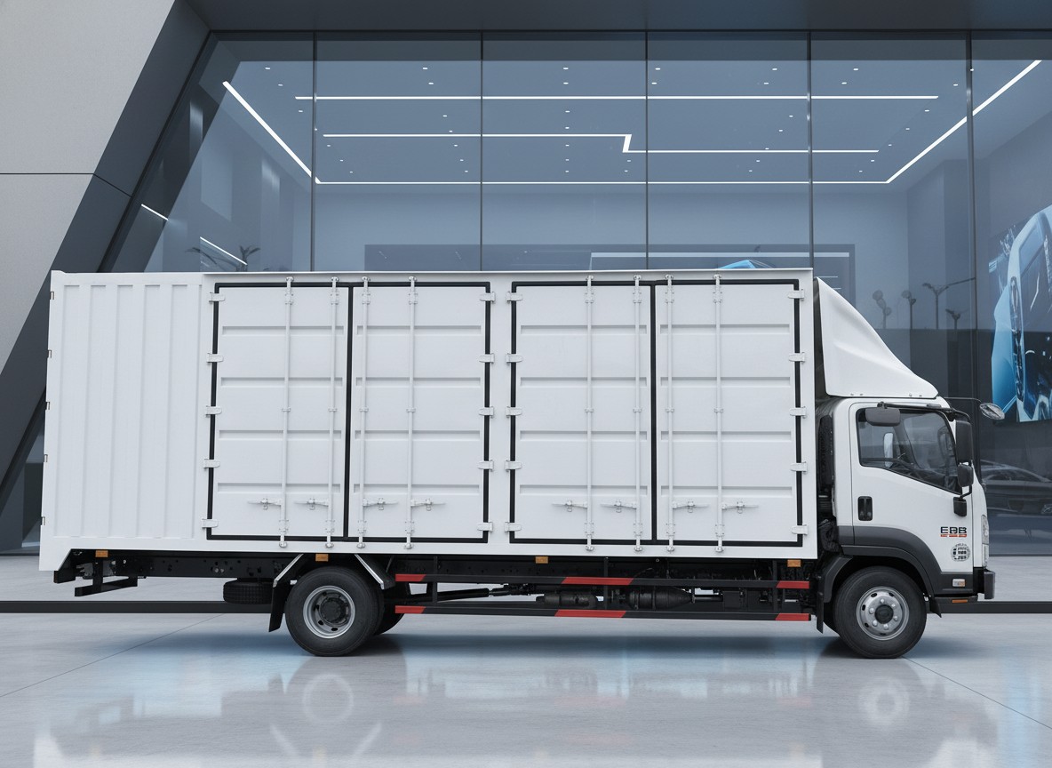 Xe tải Isuzu FRR650 Thùng kín chở palets dài 7.4m Xe tải Isuzu FRR650 Thùng kín chở palets dài 7.4m