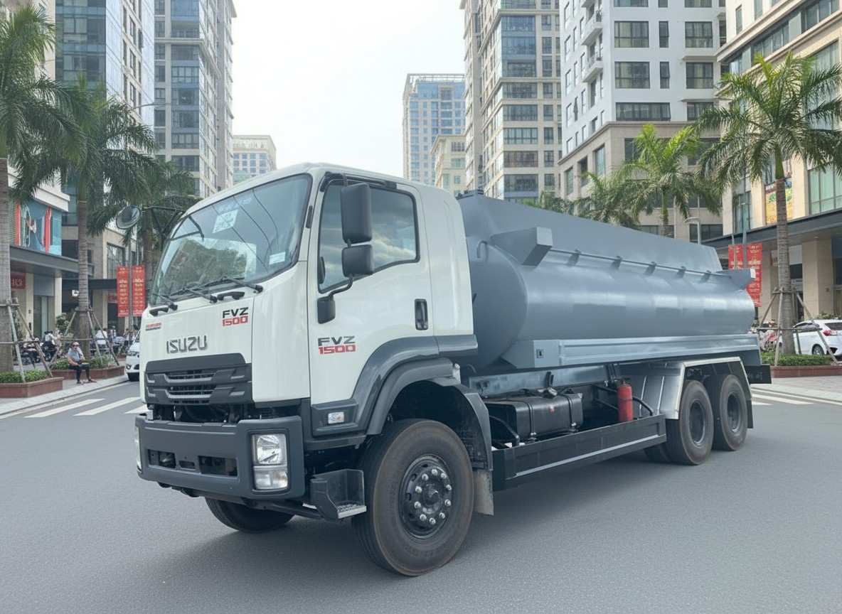 Xe Ô tô xi téc chở xăng (dầu) 18m3 Isuzu FVZ 1500 FVZ60TE5 | FVZ60TE5A : Xe Ô tô xi téc chở xăng (dầu) 18m3 Isuzu FVZ 1500 FVZ60TE5 | FVZ60TE5A :