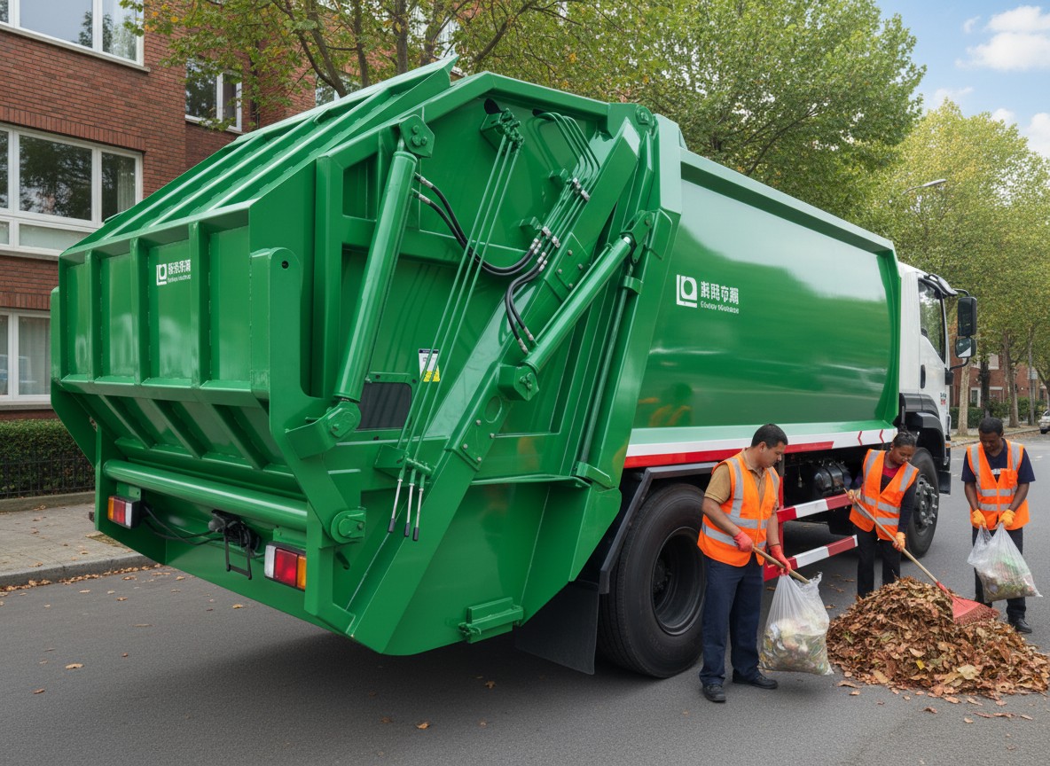 Thùng rác Xe Ô Tô Cuốn Ép Chở Rác 14m3 Isuzu FVR900 FVR34LE5 Thùng rác Xe Ô Tô Cuốn Ép Chở Rác 14m3 Isuzu FVR900 FVR34LE5