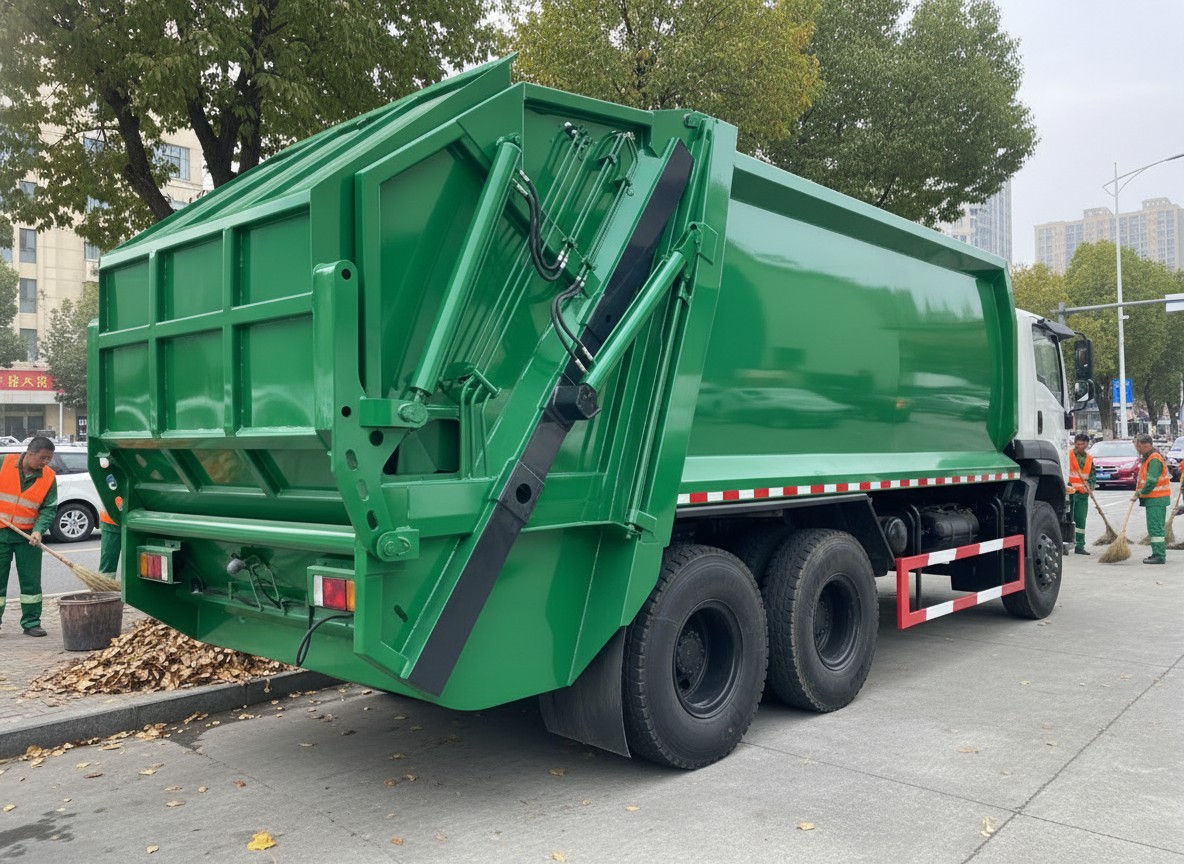 Thùng xe Xe Ô Tô Cuốn Ép Chở Rác 22m3 Isuzu FVZ1500 FVZ60QE5 Thùng xe Xe Ô Tô Cuốn Ép Chở Rác 22m3 Isuzu FVZ1500 FVZ60QE5