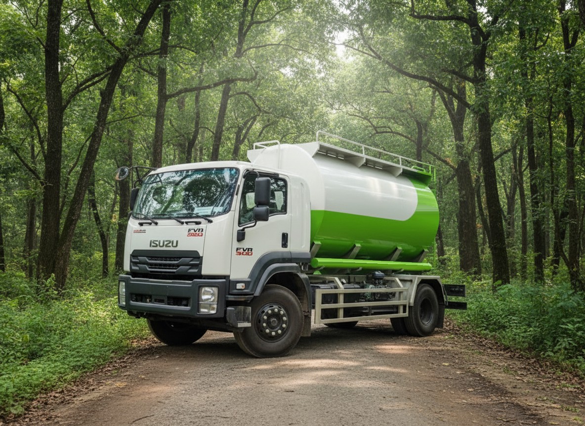 Xe bồn chở cám 14m3 Isuzu FVR900: Bồn thổi khí