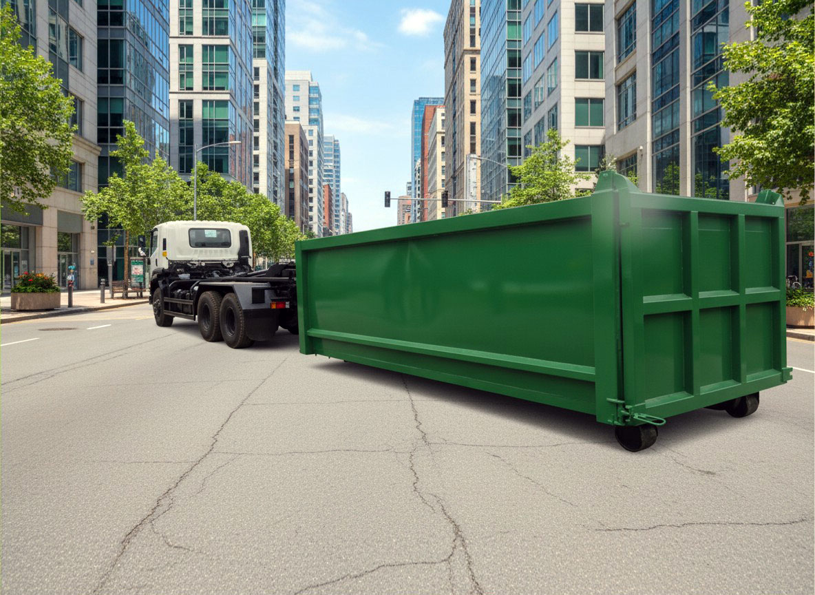 Hệ thống kéo, đẩy, nâng hạ thùng rời (Hooklift) 22m3