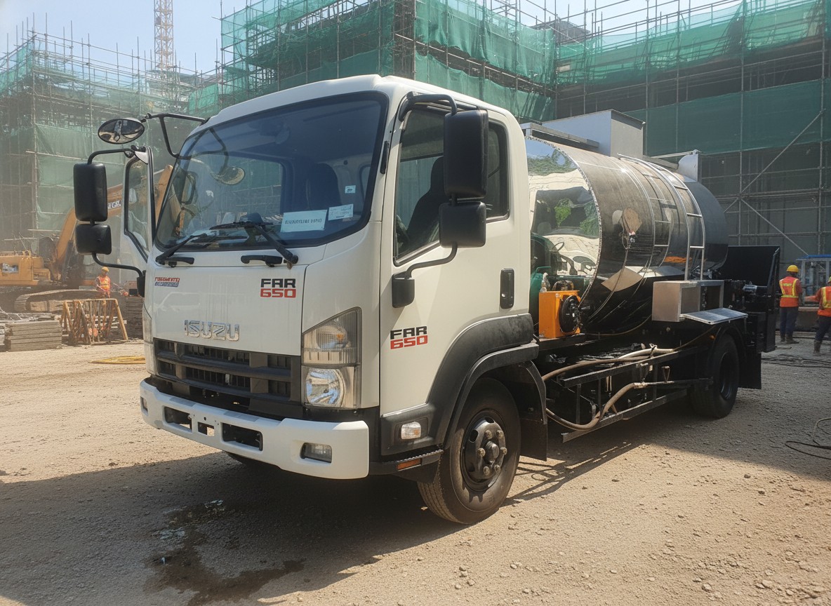 Xe Ô Tô Xi Téc Rải Phun Tưới Nhũ Tương, Nhựa Đường, MC 5m3 Isuzu FRR650 FRR90LE5 Xe Ô Tô Xi Téc Rải Phun Tưới Nhũ Tương, Nhựa Đường, MC 5m3 Isuzu FRR650 FRR90LE5