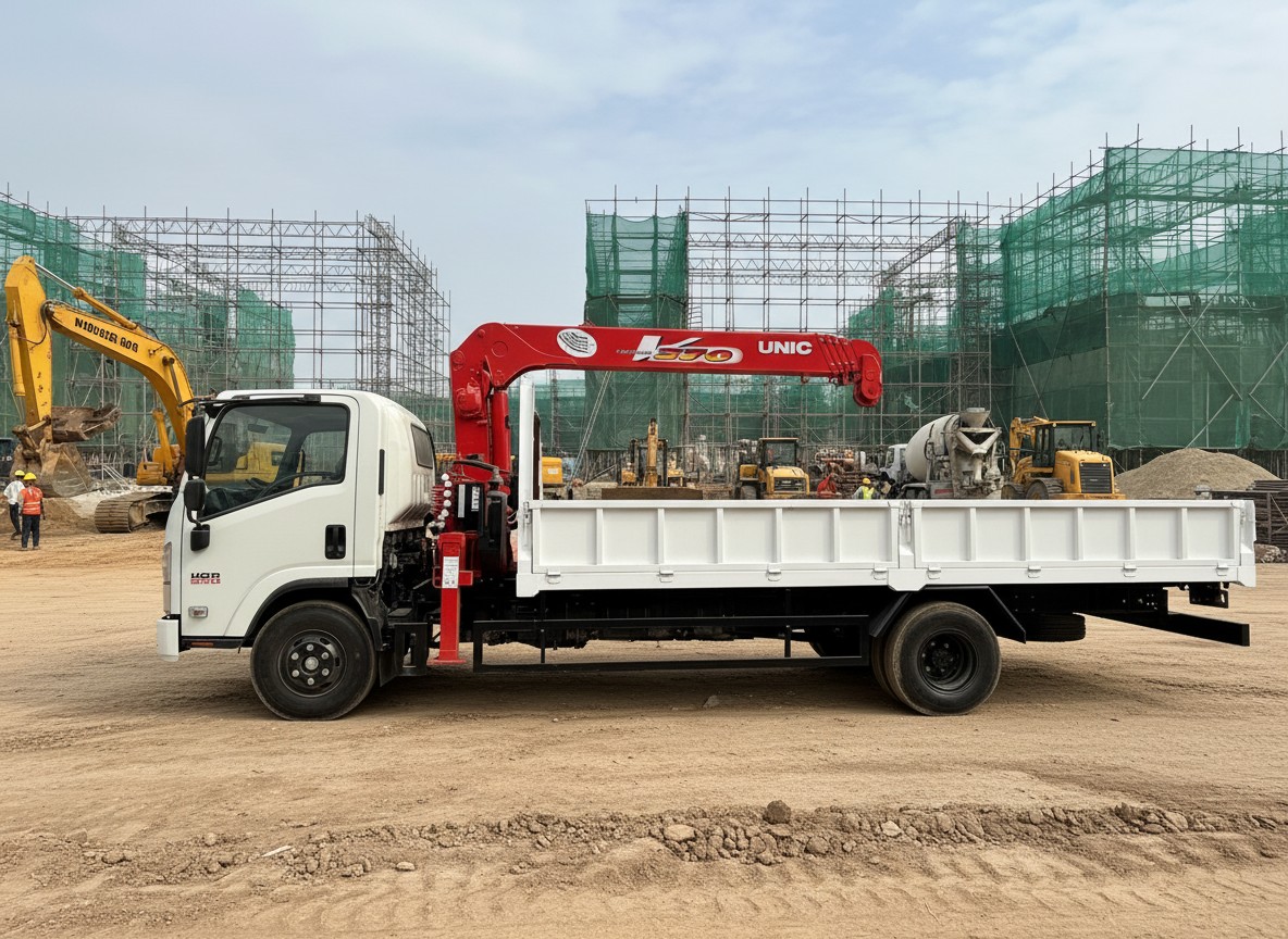 Xe tải cẩu Isuzu NQR550 NQR75ME5 gắn cẩu Unic URV375K Xe tải cẩu Isuzu NQR550 NQR75ME5 gắn cẩu Unic URV375K